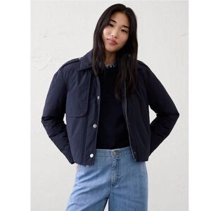 NWT - Banana Republic Women's Navy Utility Jacket